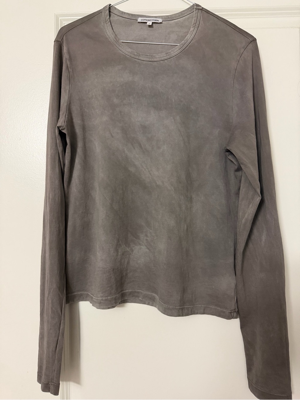 Cotton Citizen standard long sleeves t shirt M Grey
